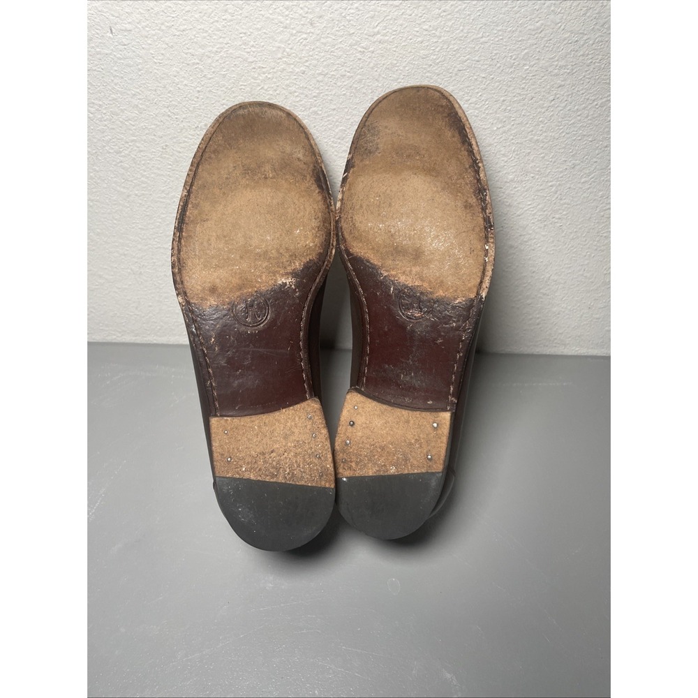 COLE HAAN C05140 Pebbled Pinch Slip-On Brown Casual Moc Loafers Men's Size 11 M - Picture 5 of 8